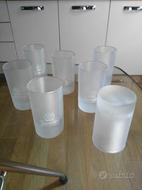 Bicchieri da cocktail, liquori e amari in vetro