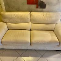 Divano tre posti e poltrona letto