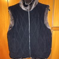 Gilet donna trapuntato double-face