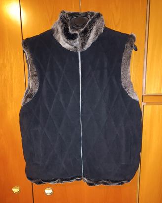 Gilet donna trapuntato double-face