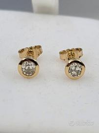 ORECCHINI ORO DIAMANTI 0,60 CARATI