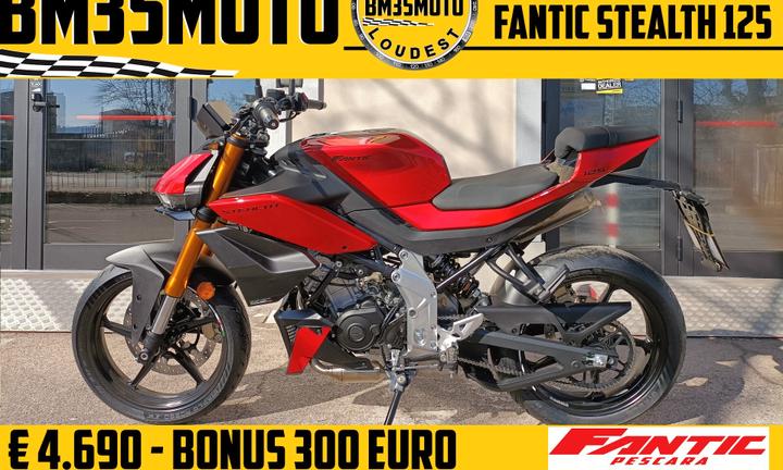 Fantic Stealth 125 Abs 2025 - SUPER PROMO