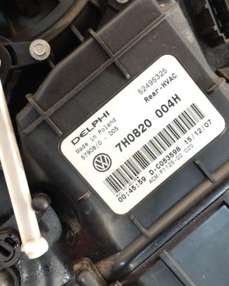 Ripartitore aria condizionata posteriore VW T5