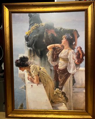 Grande stampa stile neoclassico con cornice