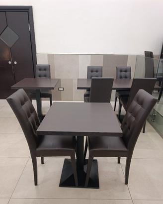 Pacchetto bar: 5 tavoli e 10 sedie - €670