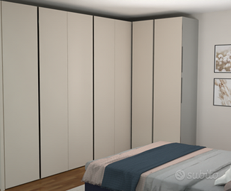 COMPOSIZIONE ARMADIO MOBILE CAMERA LETTO (Pianca)