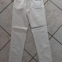 Pantaloni donna estivi taglia S bianchi