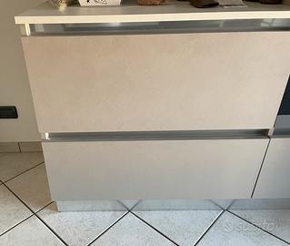 Mobile cucina con due cassettoni