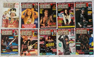 HM !! HEAVY METAL - RIVISTA HM   PRIMI 10 NUMERI!!