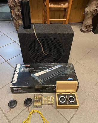 Amplificatore auto + sub