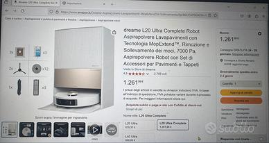 Robot aspirapolvere L20 Ultra