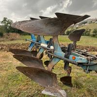 Overum aratro no stop 3 vomeri reversibile