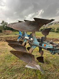 Overum aratro no stop 3 vomeri reversibile