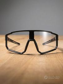 Occhiali 2 in 1 fotocromatici ciclismo running sci