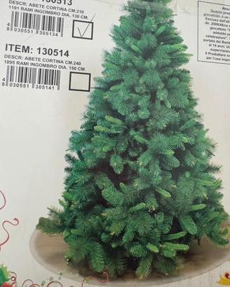 Albero natalizio in pvc
