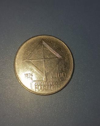 100 lire Guglielmo Marconi 
