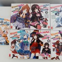 Manga Konosuba - Vol. 4 a 10