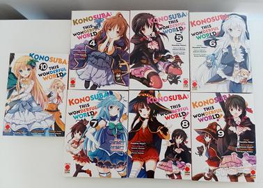 Manga Konosuba - Vol. 4 a 10