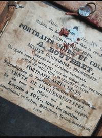 Cornice da lutto d'epoca