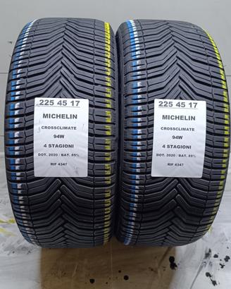 2 GOMME 225 45 17 MICHELIN 4 STAG. RIF4347