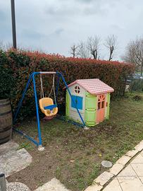 Casetta Feber e altalena bambini Chicco  giardino