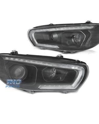 FARI XENON VOLKSWAGEN VW SCIROCCO 08-14 LED NERI