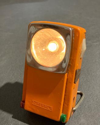 Torcia lampada portatile vintage Superpila