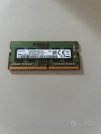 RAM 4 gb DDR4 portatile