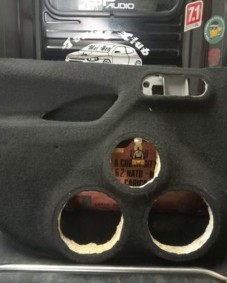 Tasche per impianto stereo Fiat Panda