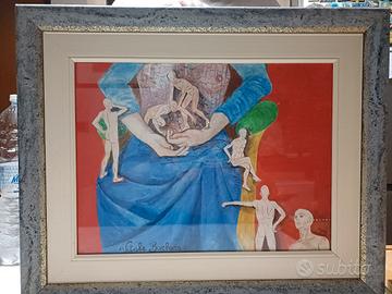 dipinto quadro surrealistico di Barbara Vitale 