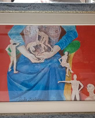 dipinto quadro surrealistico di Barbara Vitale 