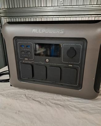 Allpowers r1500 lite con pannello solare da 200w