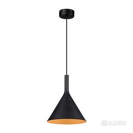 LAMPADARIO NERO MODERNO