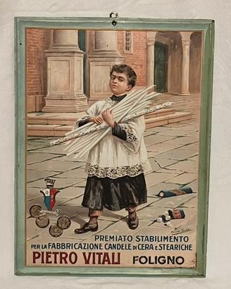Insegna litografata