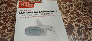lampada con lente ingrandimento 
