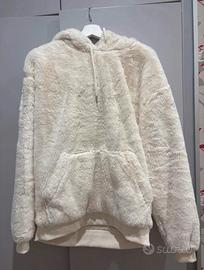 Felpa pellicciotto Bianca Asos cappuccio