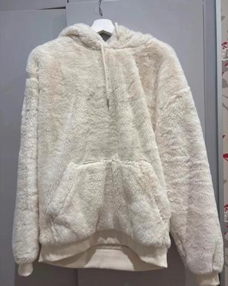 Felpa pellicciotto Bianca Asos cappuccio