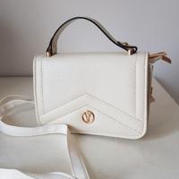 Borsetta pochette bianco panna con tracolla