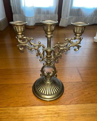 Candelabro vintage a tre bracci