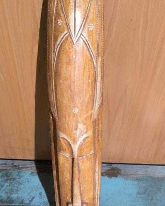 maschera in legno 