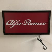 Targa insegna luminosa Alfa Romeo