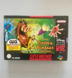 Timon & Pumbaa’s Jungle Games - Super Nintendo PAL