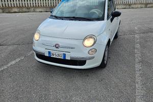 fiat 500 bianca 2008 110 kkm benzina 1.2  