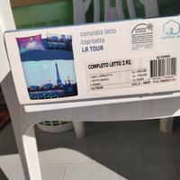 completo letto matrimoniale bassetti+ copriletto