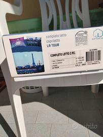 completo letto matrimoniale bassetti+ copriletto