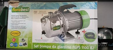 elettropompa con tubazione