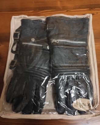 Guanti pelle moto vintage tg. L
