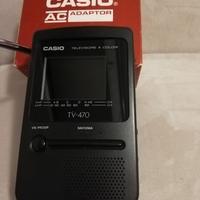 televisore mini portatile Casio mai usato