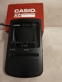 televisore mini portatile Casio mai usato