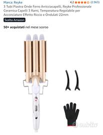 Piastra per capelli Taglia 22 millimetri 